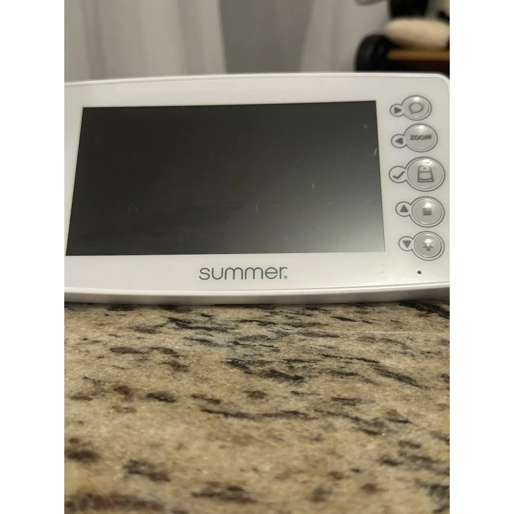 Summer Explore Digital Voice & Picture Baby Monitor w/ Camera Zoom, White